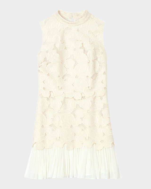 Johanna Floral Embroidered Mini Dress